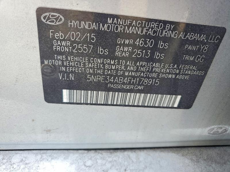 2015 Hyundai Sonata Sport 2.0t