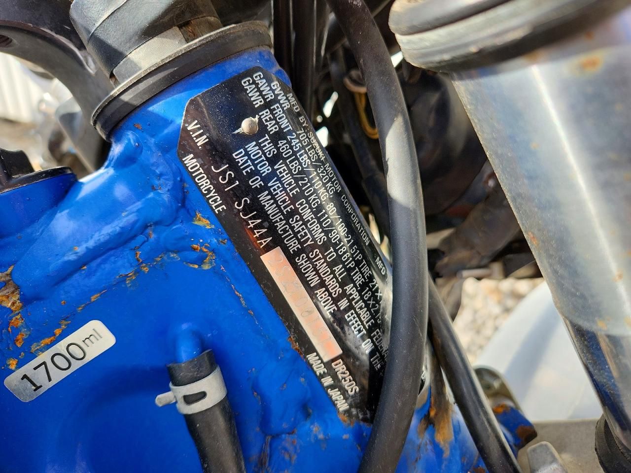 1995 Suzuki DR250 SE