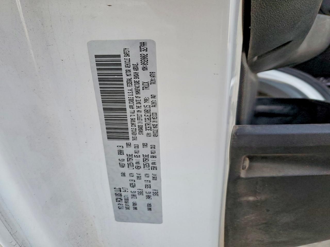 2018 Dodge Ram Promaster 2500