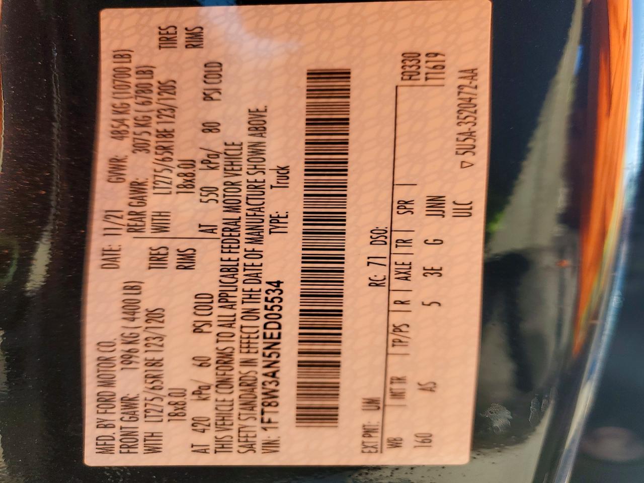 2022 Ford F350 Super Duty