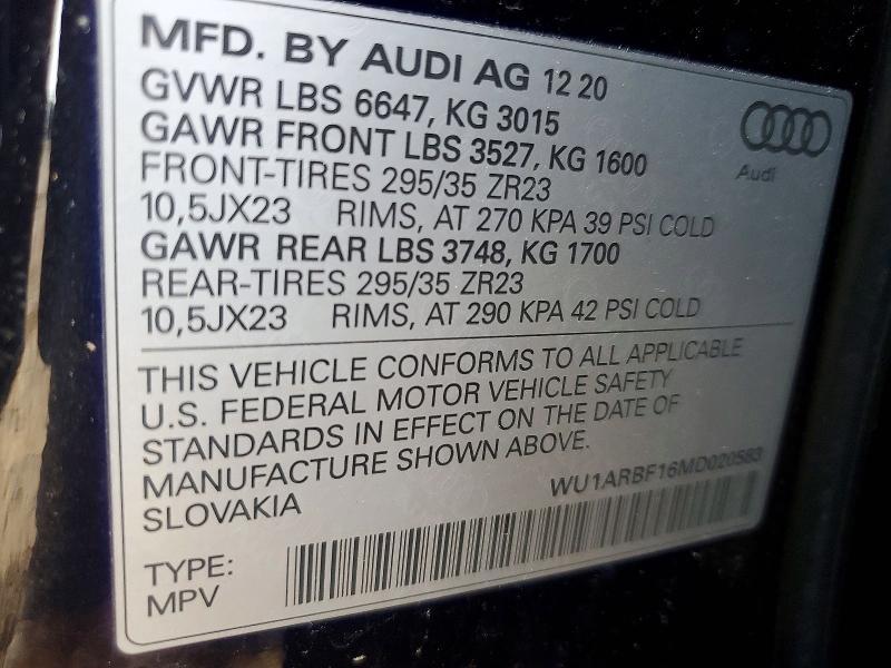 2021 Audi Rs Q8