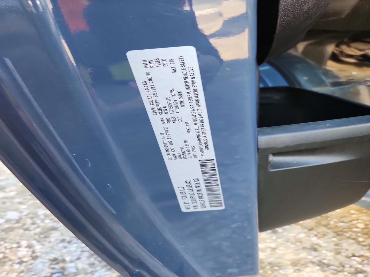 2020 Dodge RAM Promaster 3500 Delivery Van