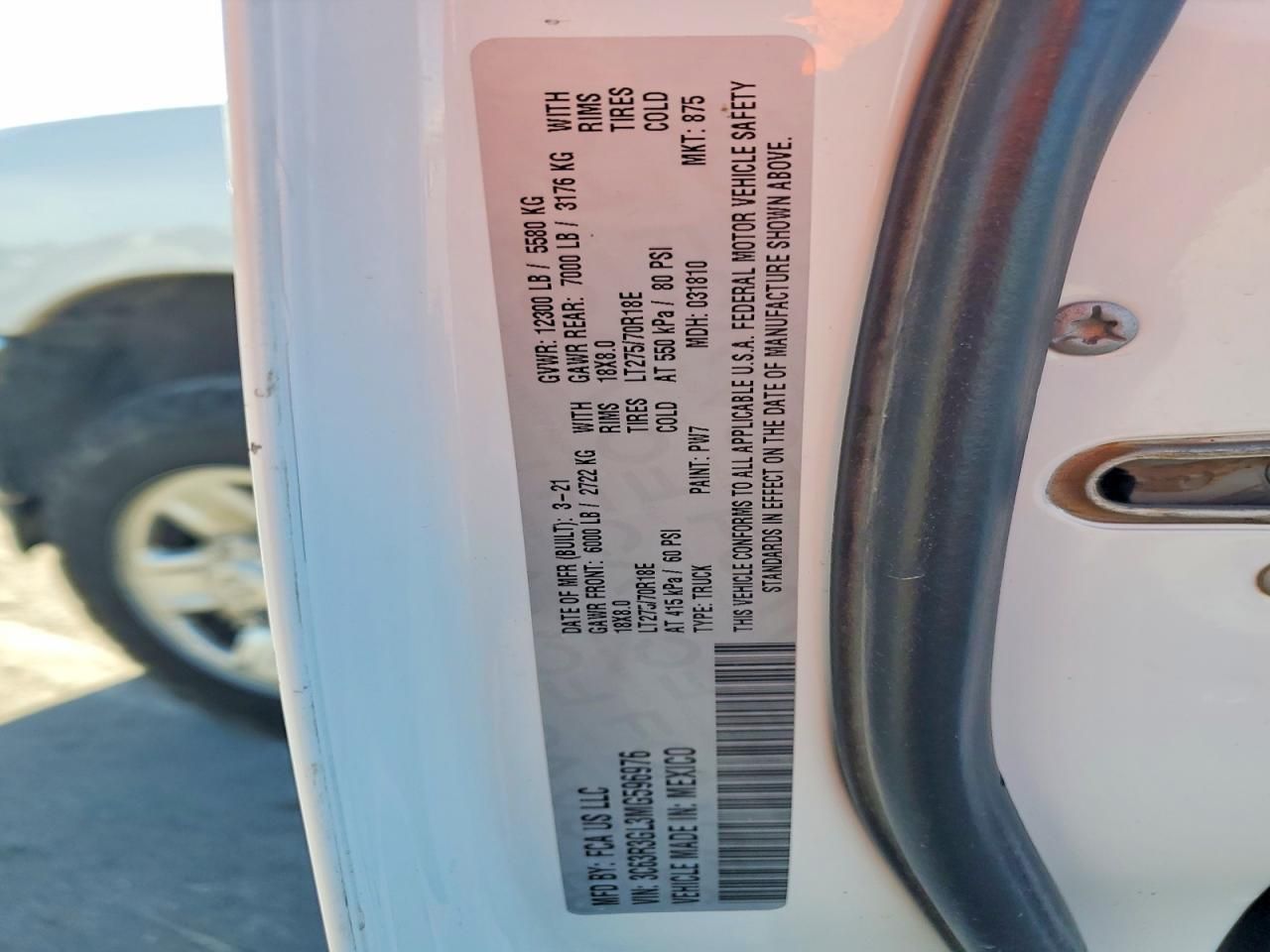 2021 Dodge Ram 3500 Tradesman