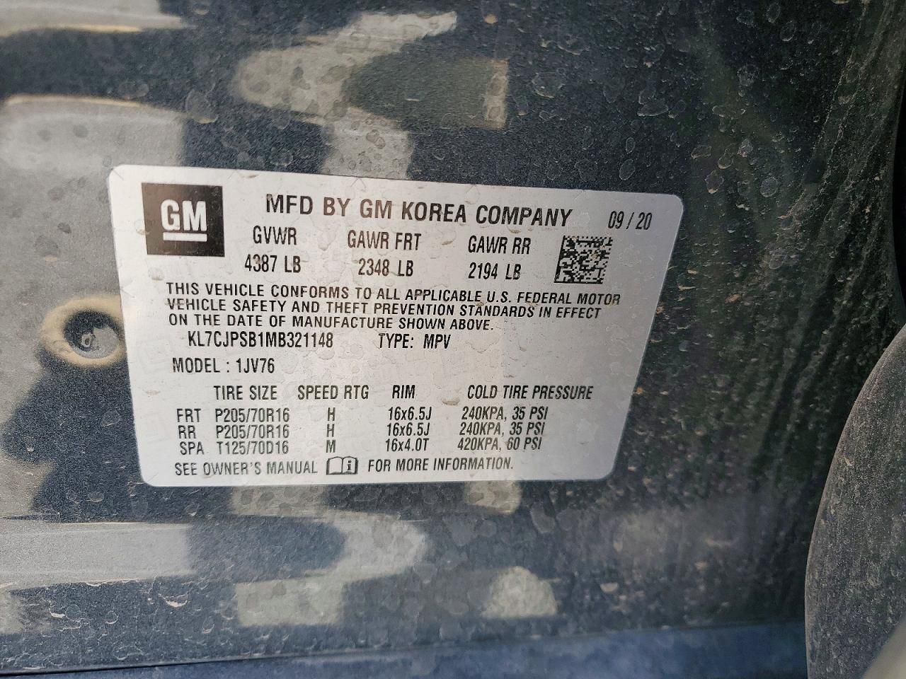 2021 Chevrolet Trax 1LT