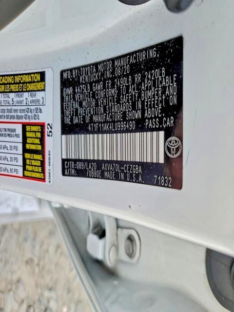 2020 Toyota Camry xle