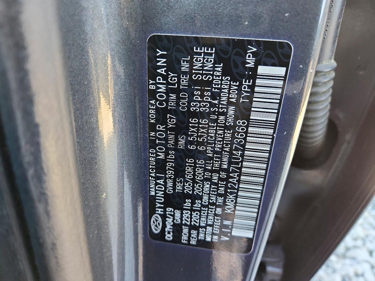 2020 Hyundai Kona se