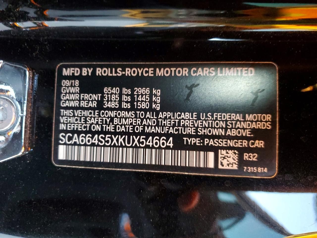 2019 Rolls-Royce Ghost