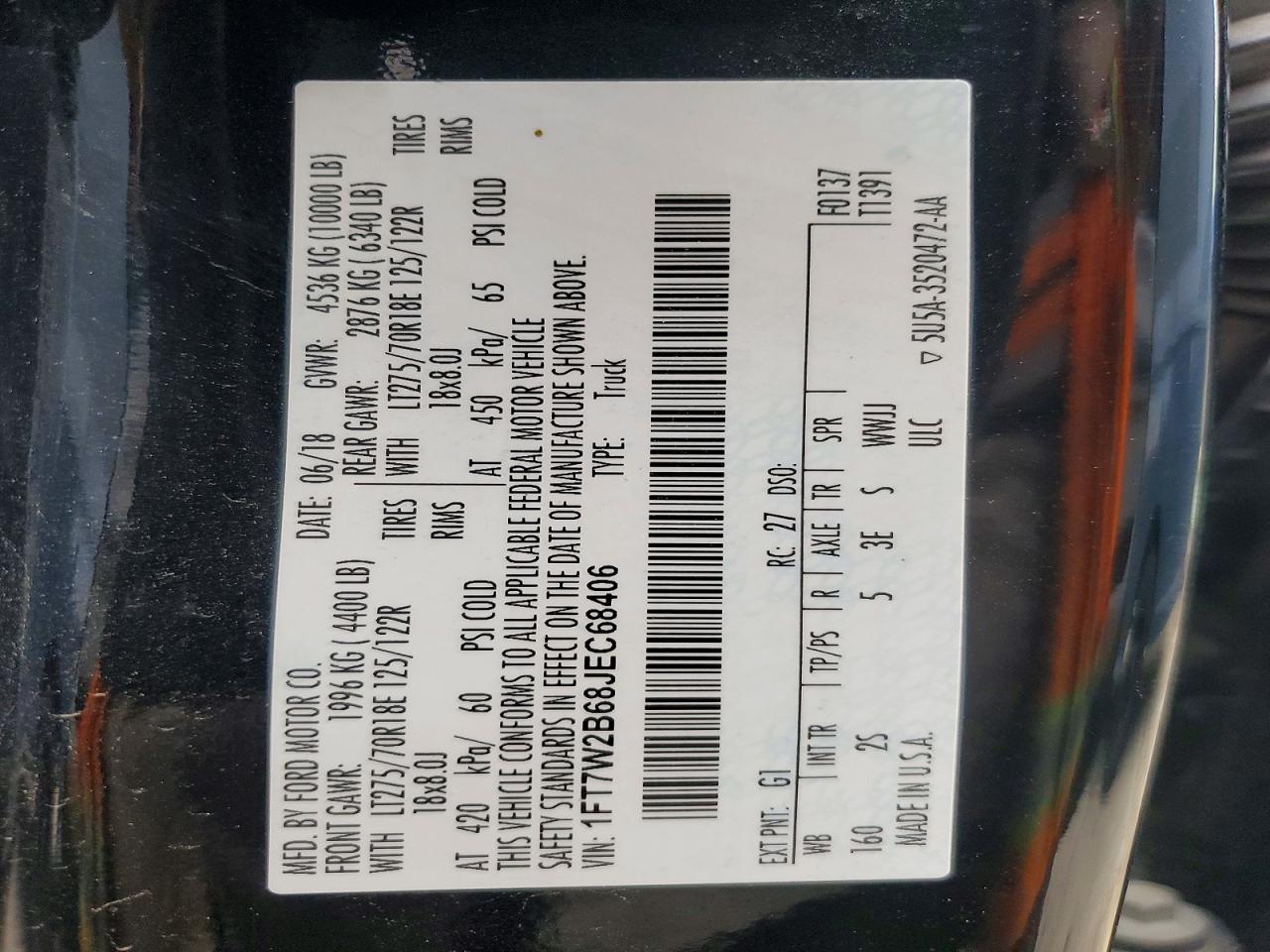 2018 Ford F250 Super Duty