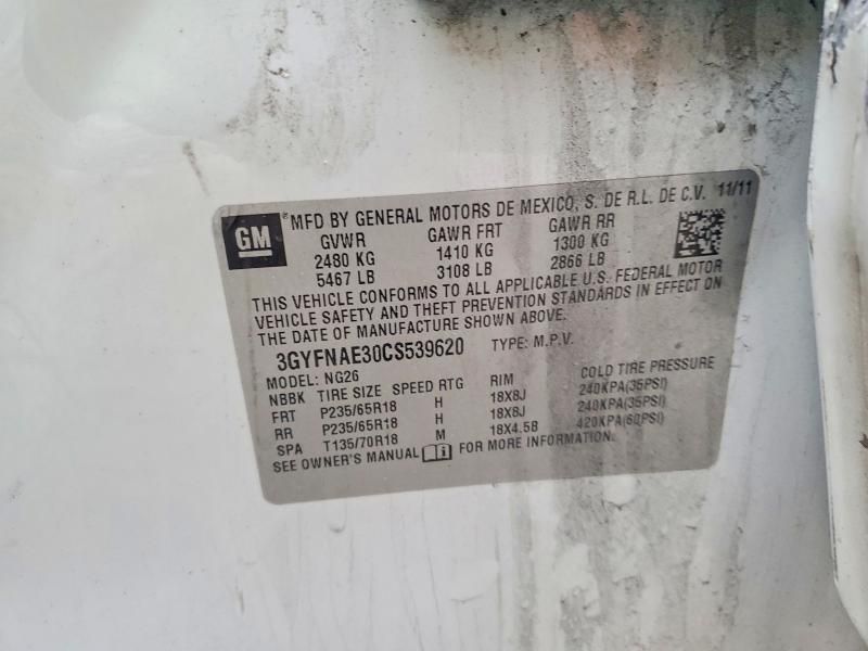 2012 Cadillac Srx Luxury Collection