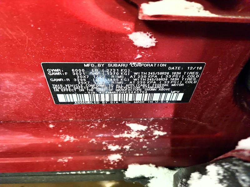 2019 Subaru Ascent Premium
