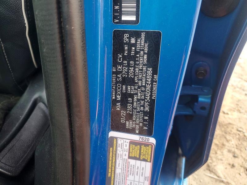 2022 KIA Forte gt Line