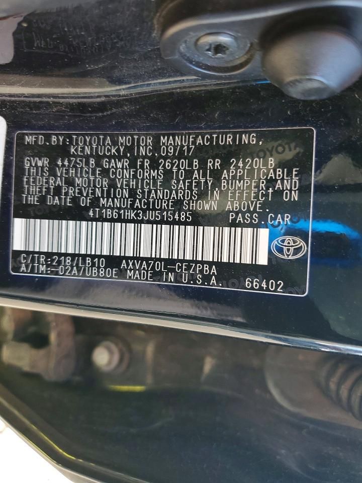 2018 Toyota Camry xse