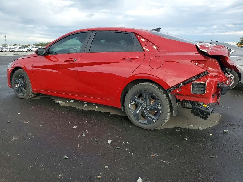 2022 Hyundai Elantra Blue