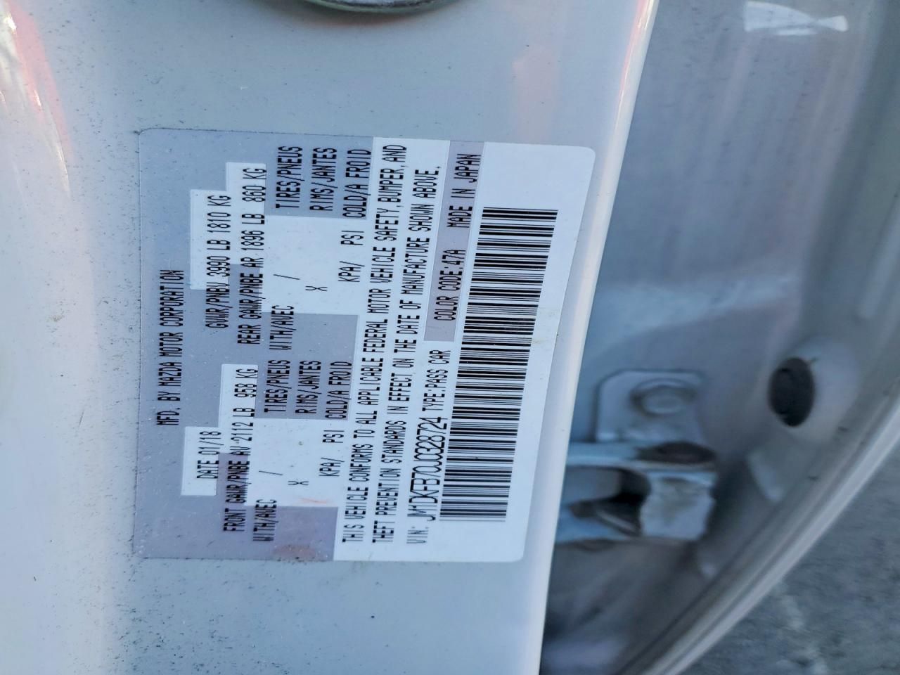 2018 Mazda Cx-3 Sport