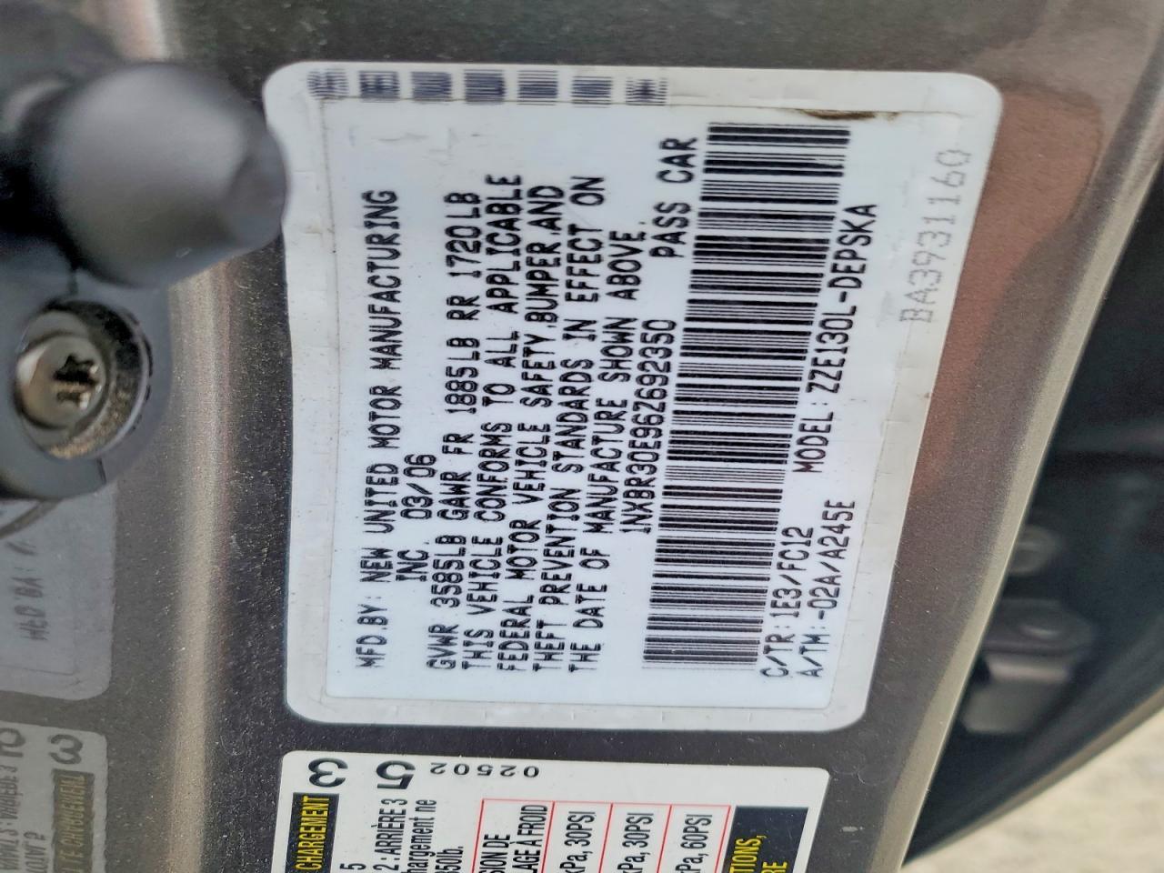 2006 Toyota Corolla ce