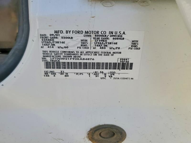 2002 Ford F250 Super Duty