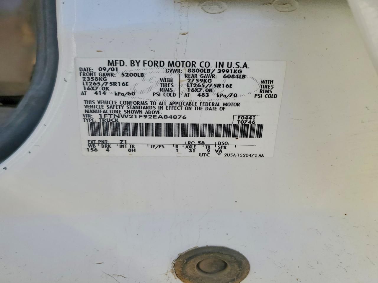 2002 Ford F250 Super Duty