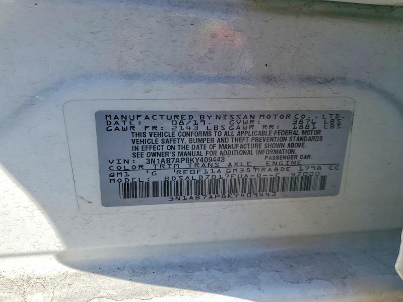 2019 Nissan Sentra s