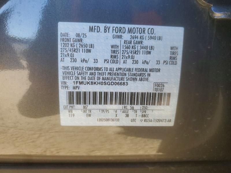 2025 Ford Explorer St-line