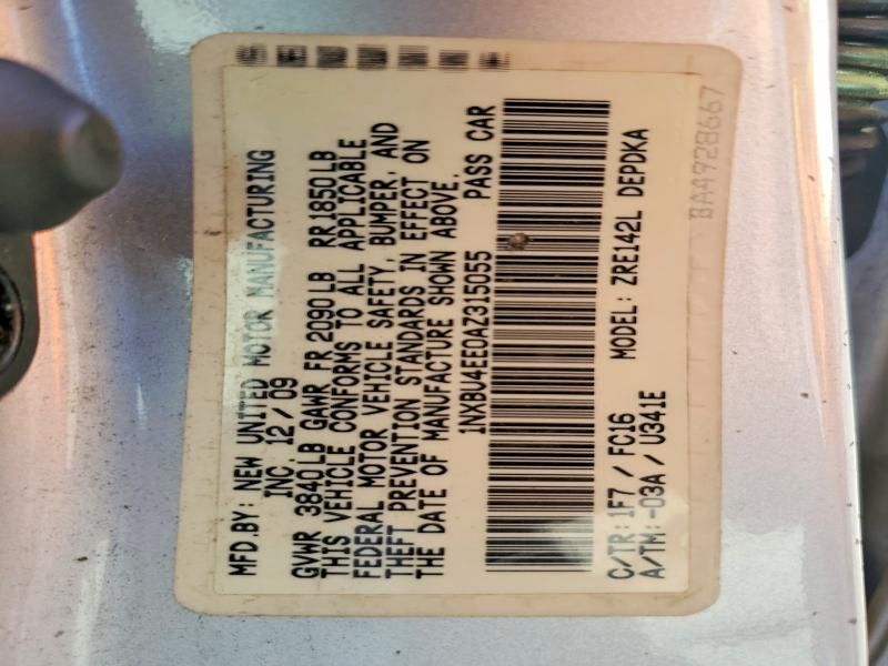 2010 Toyota Corolla Base