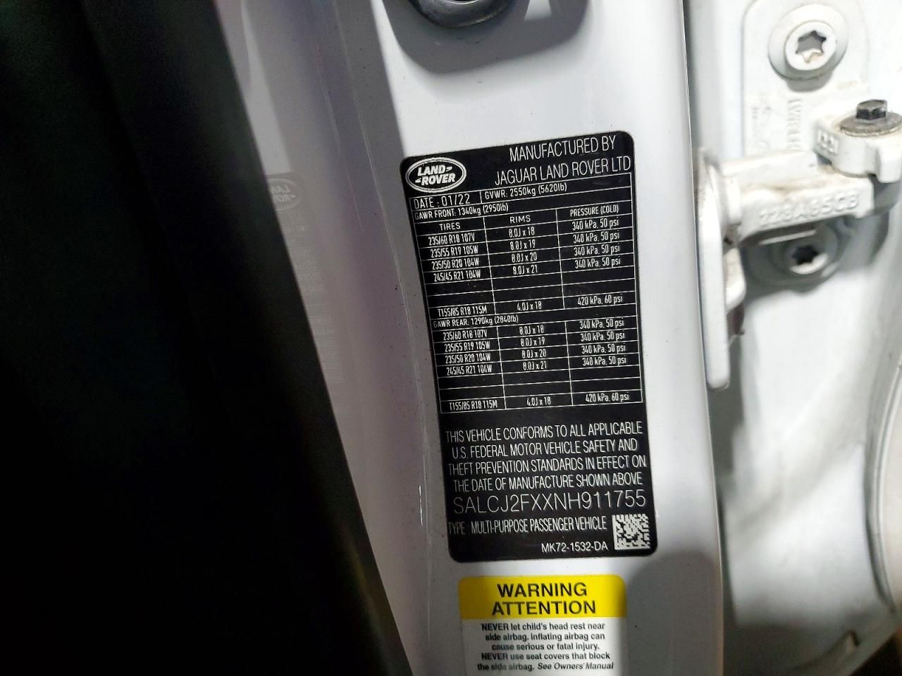 2022 Land Rover Discovery Sport s