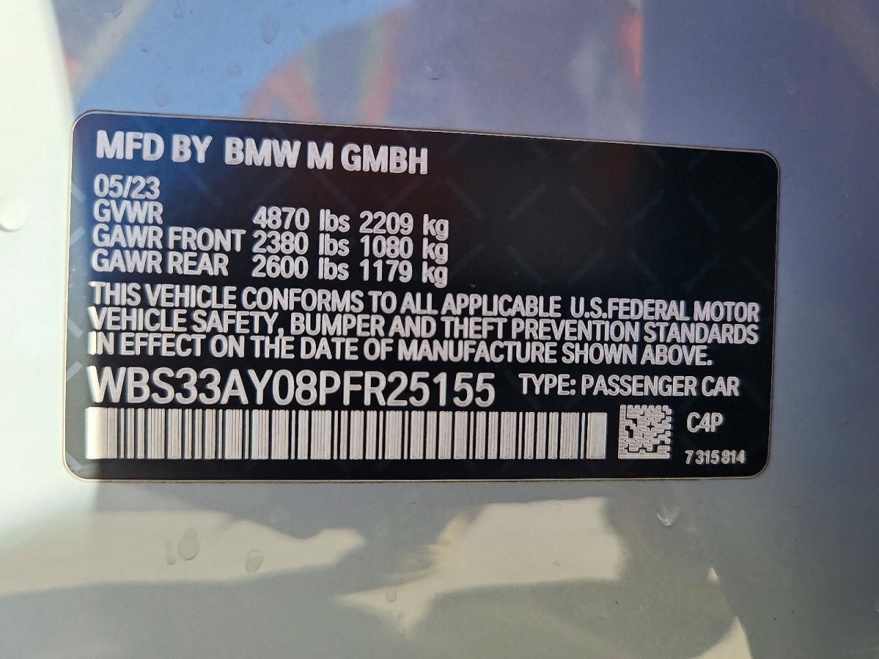 2023 BMW M3 Competition