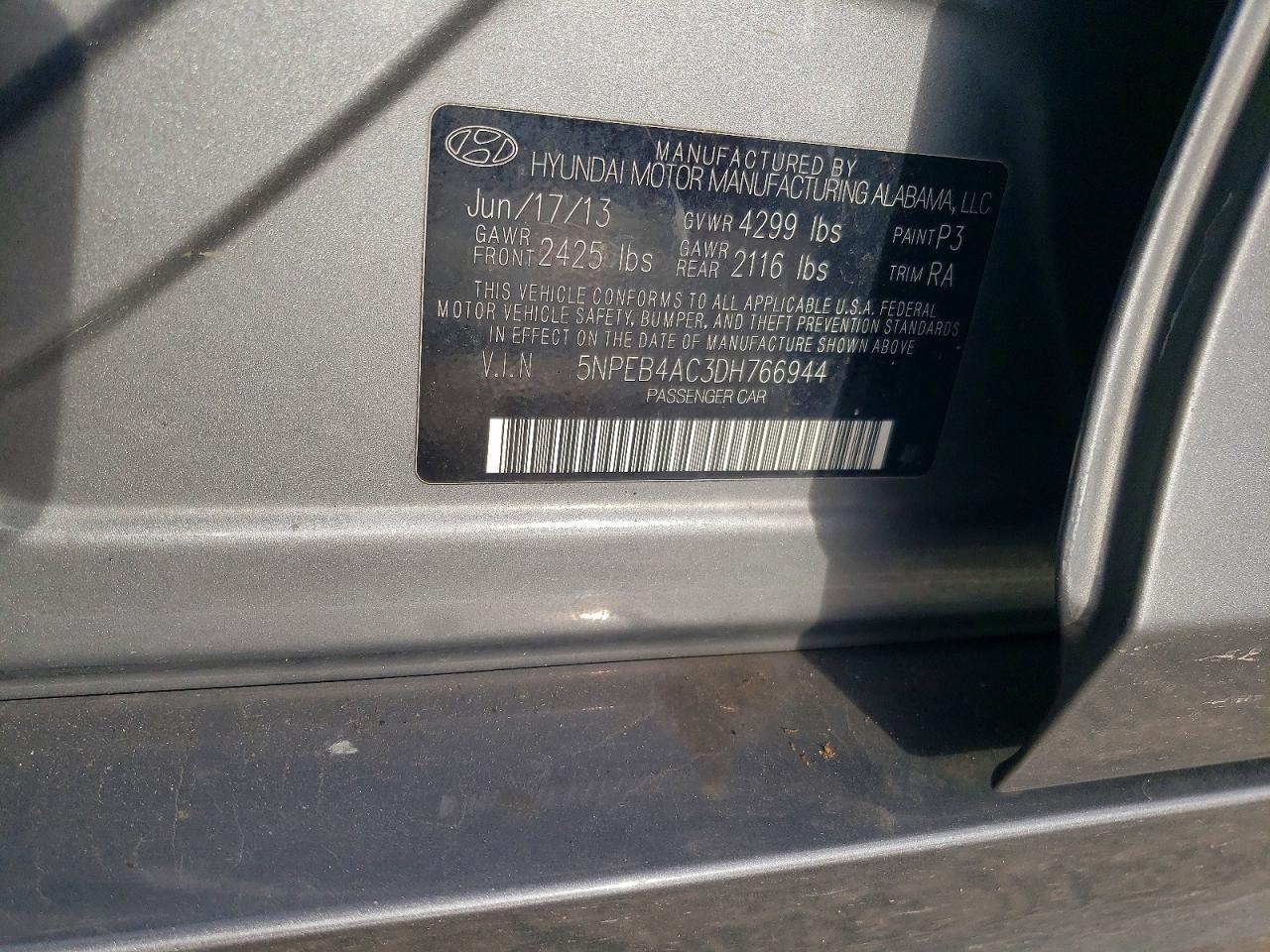 2013 Hyundai Sonata gls