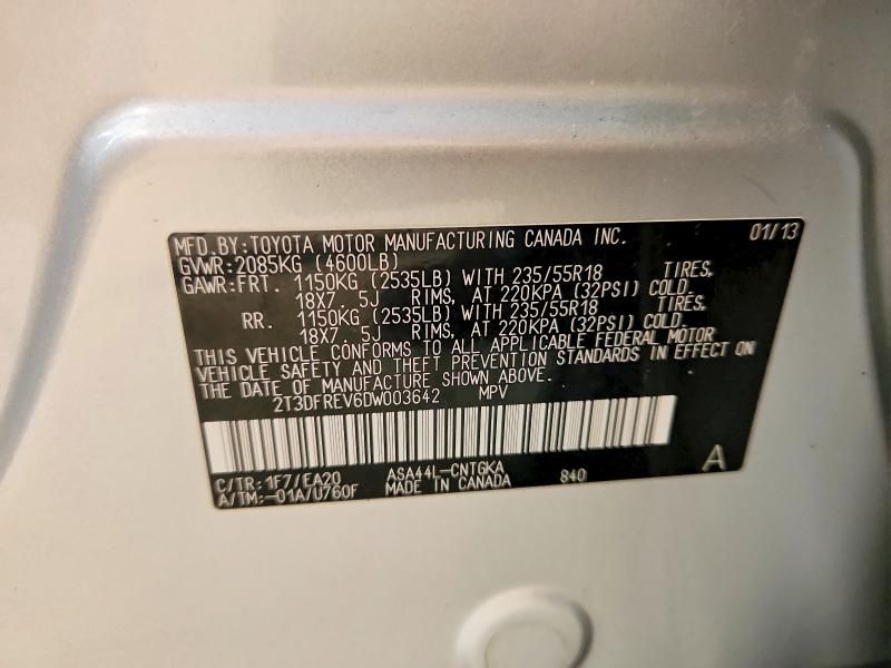 2013 Toyota Rav4 Limited