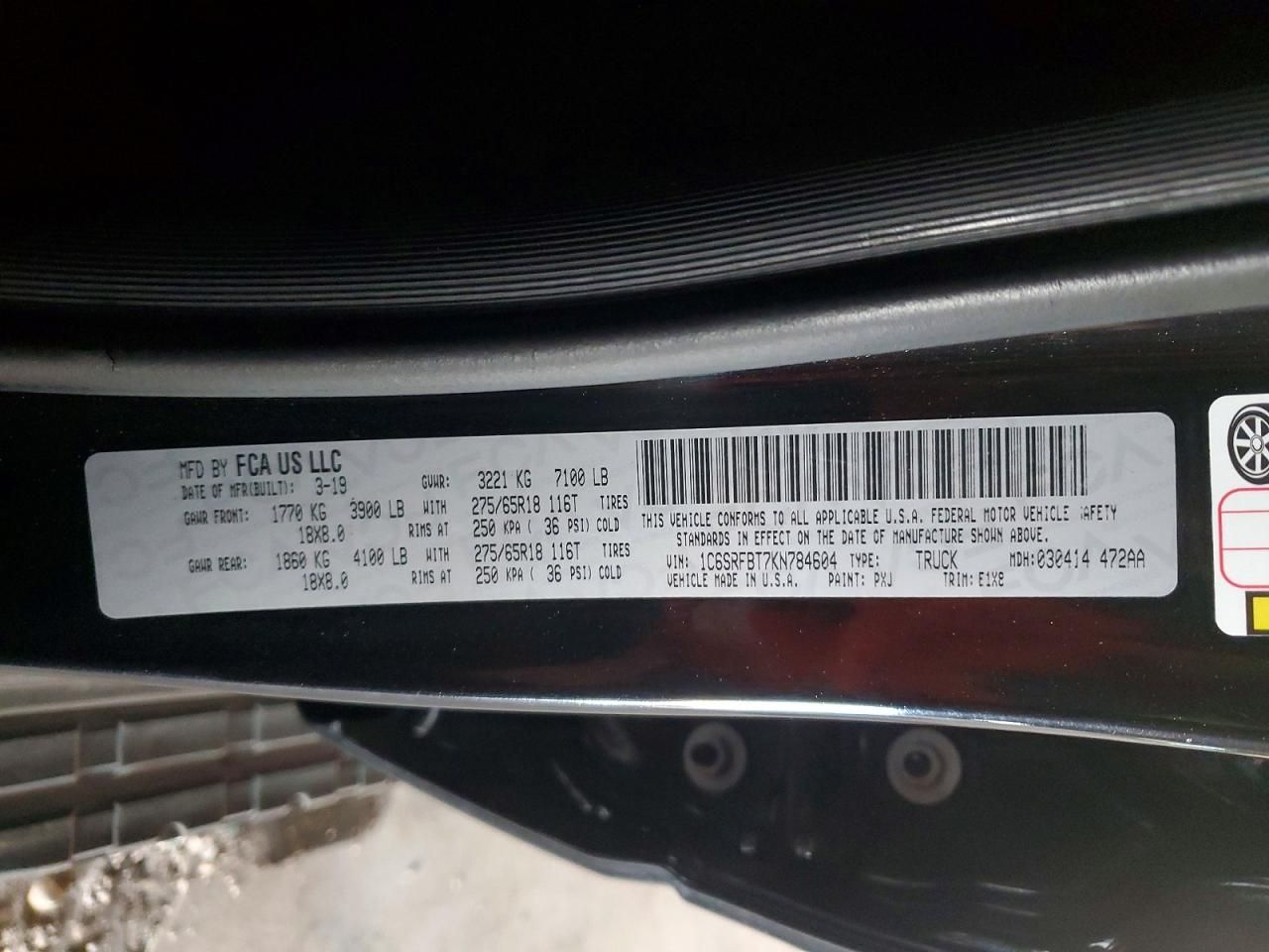 2019 Dodge Ram 1500 big Horn/lone Star