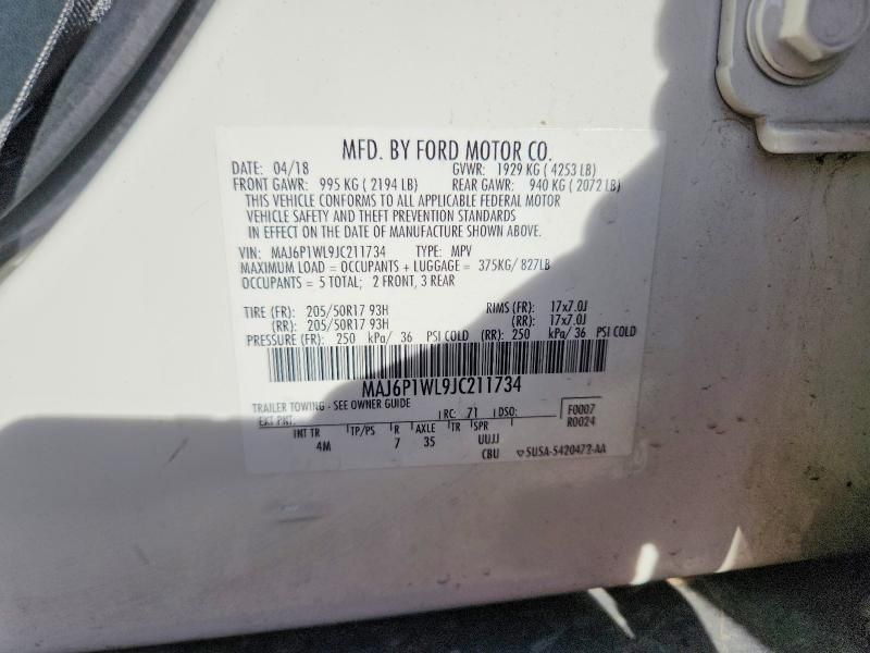 2018 Ford Ecosport Titanium