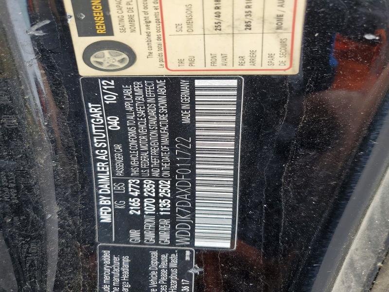 2013 Mercedes-Benz Sl 550