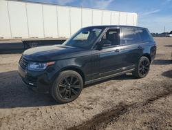 Land Rover salvage cars for sale: 2015 Land Rover Range Rover hse