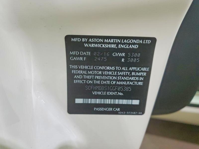 2016 Aston Martin Rapide s