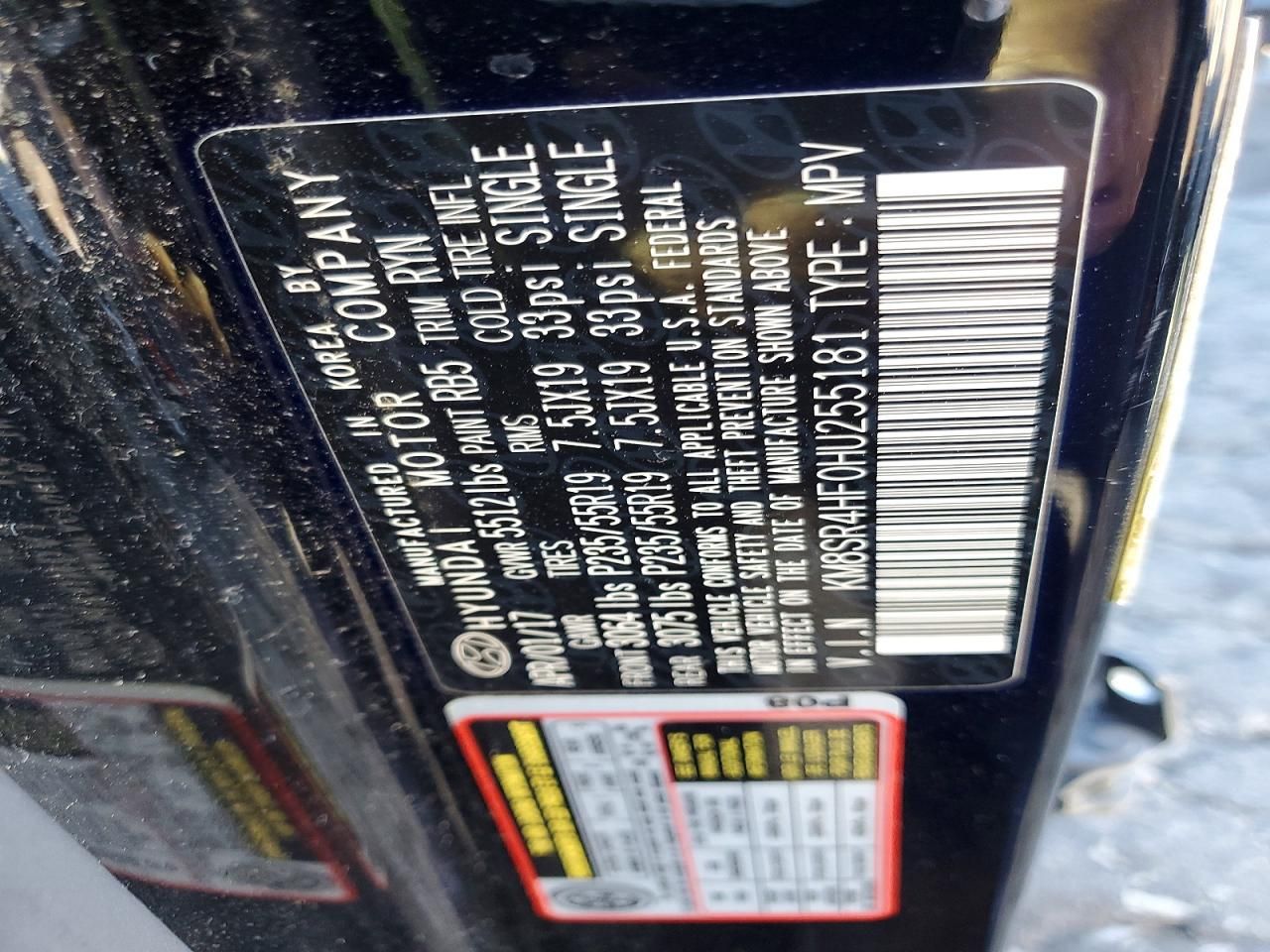 2017 Hyundai Santa fe se Ultimate