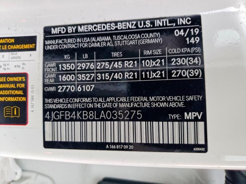 2020 Mercedes-Benz Gle 350 4matic