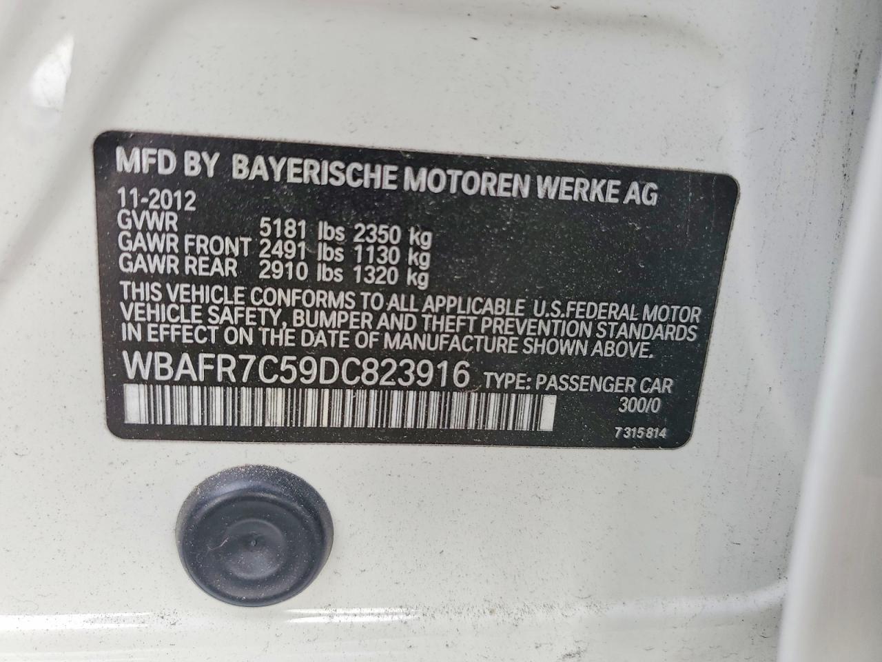 2013 BMW 535 i