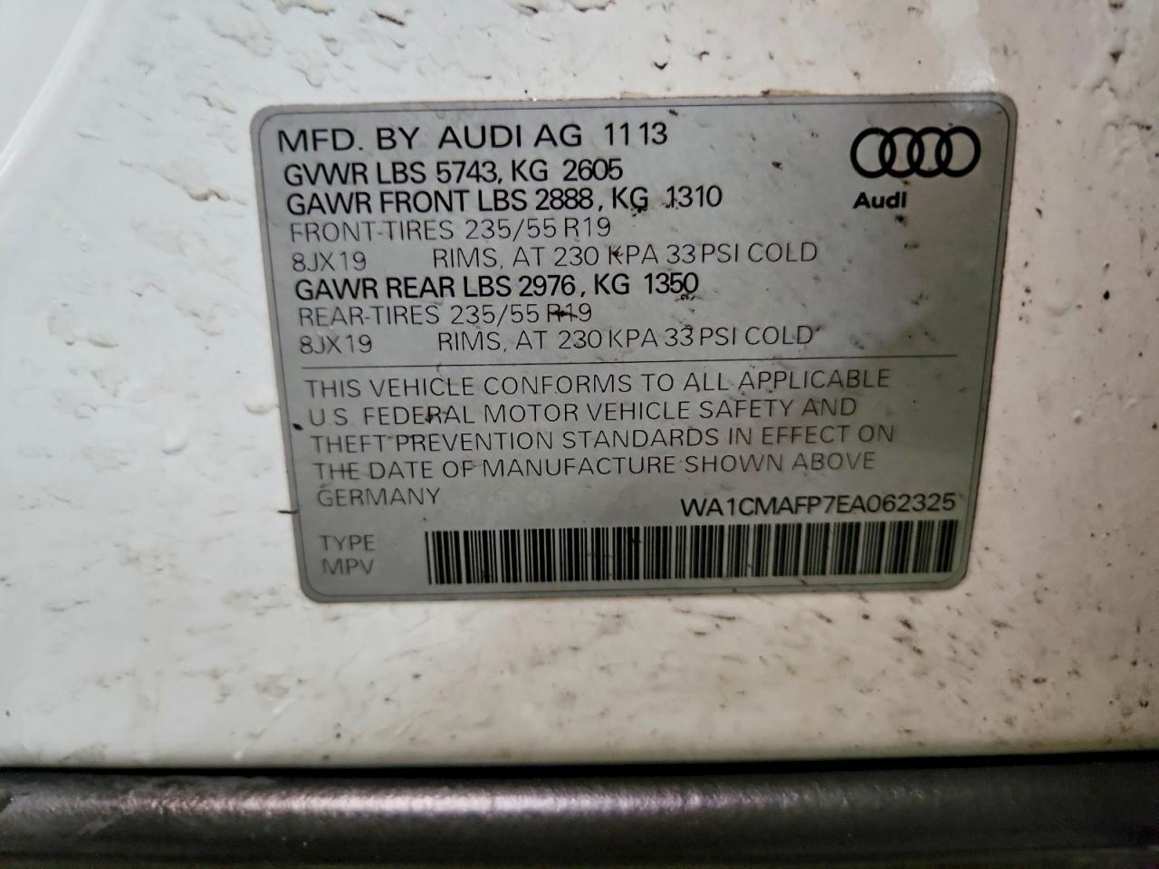 2014 Audi Q5 tdi Premium Plus