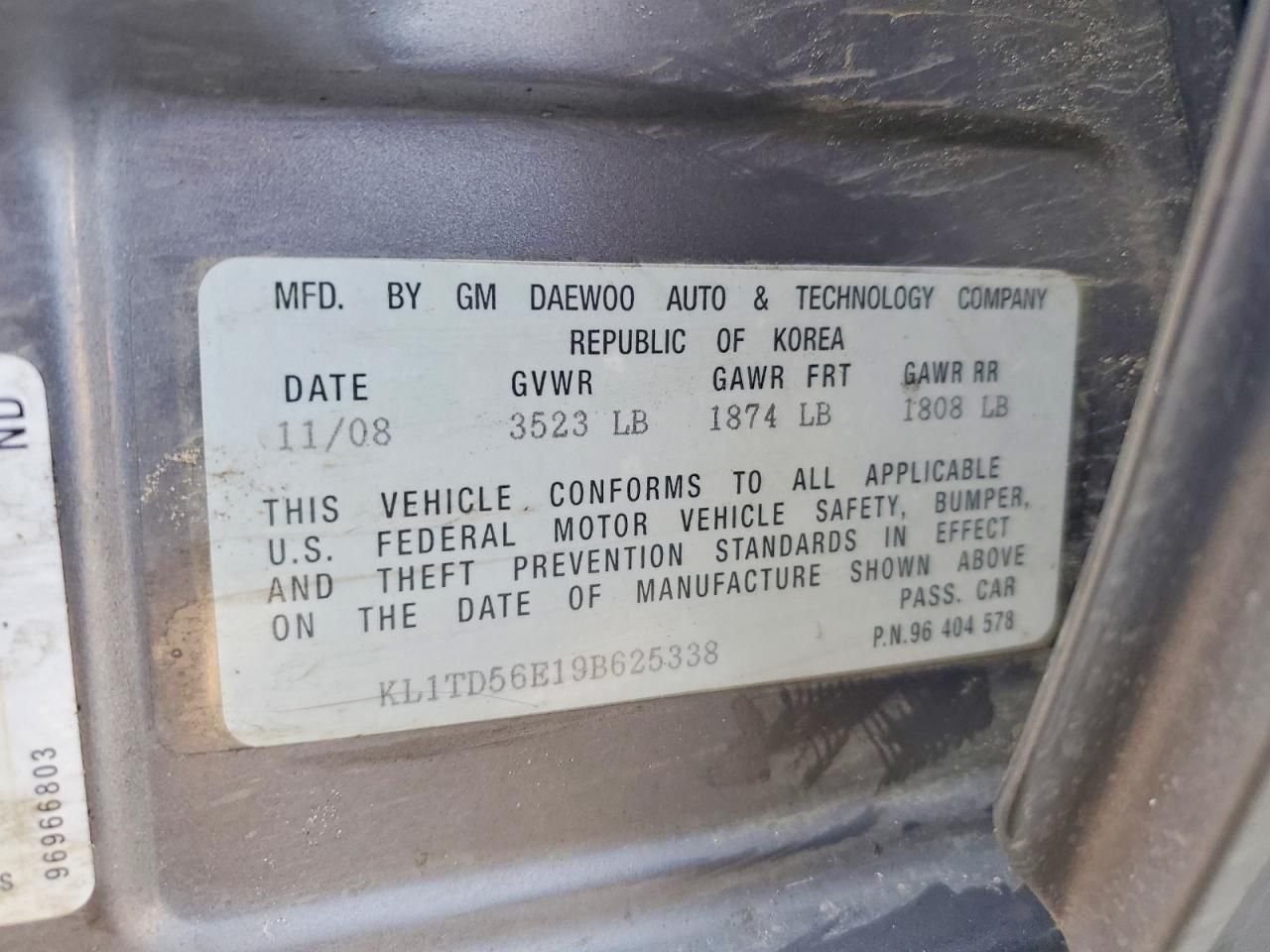 2009 Chevrolet Aveo ls