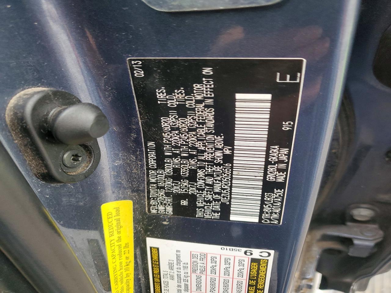 2013 Toyota 4runner SR5