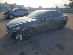 Infiniti salvage cars for sale: 2021 Infiniti Q50 red Sport 400