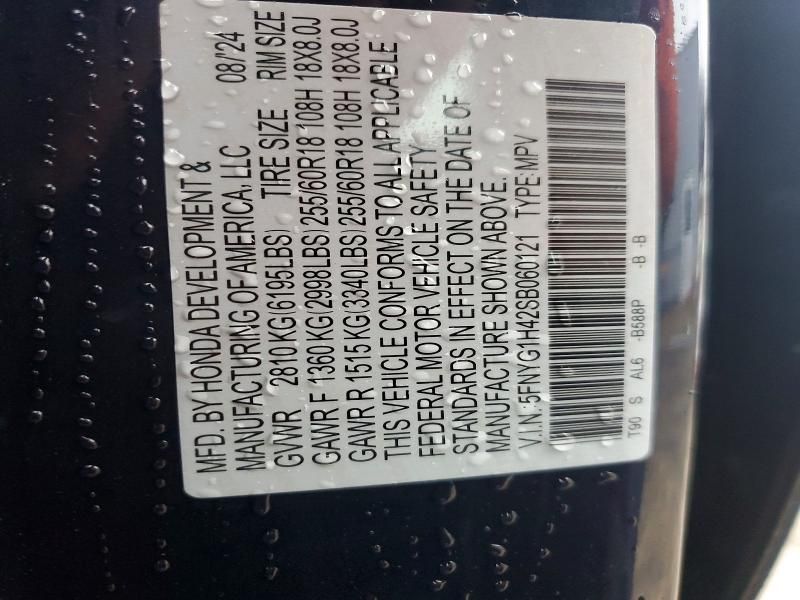 2025 Honda Pilot exl