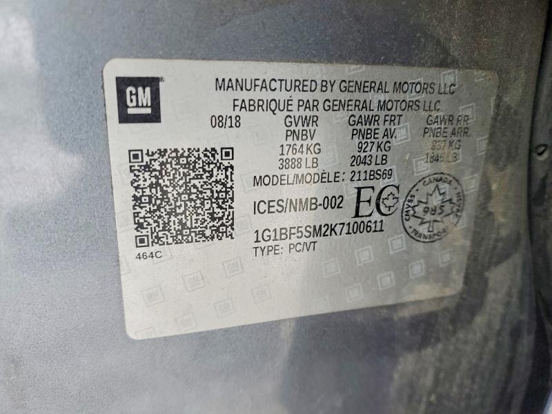 2019 Chevrolet Cruze Premier