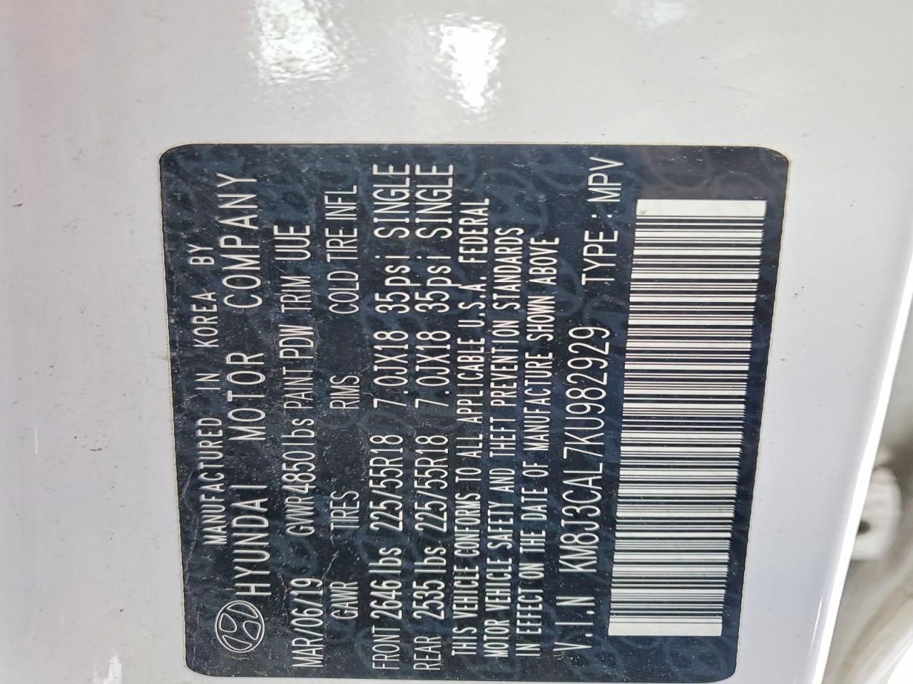 2019 Hyundai Tucson Limited