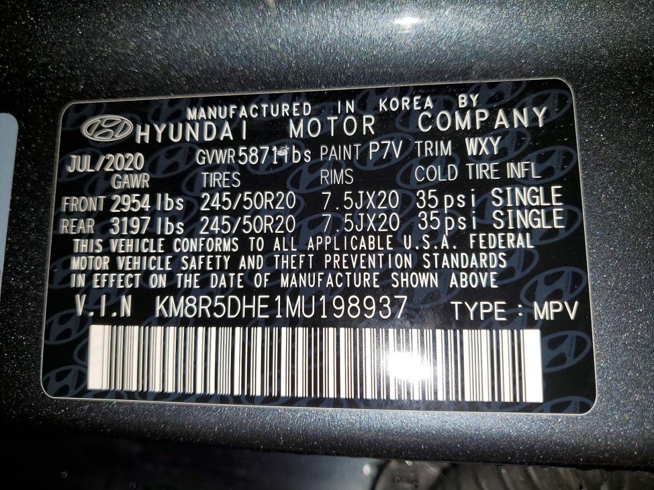 2021 Hyundai Palisade Limited