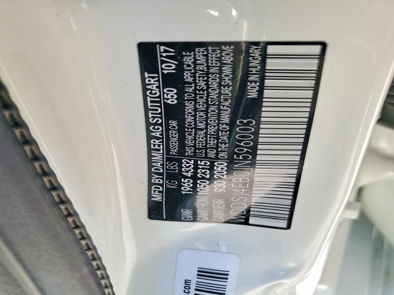 2018 Mercedes-Benz Cla 250