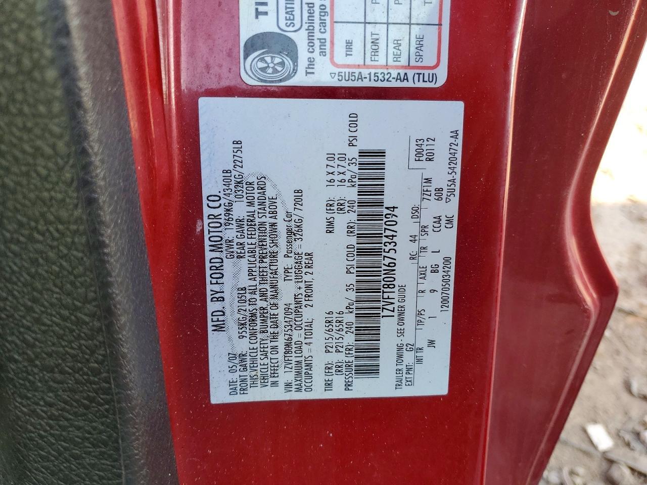 2007 Ford Mustang
