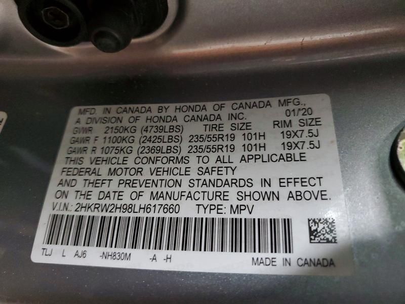 2020 Honda Cr-v Touring