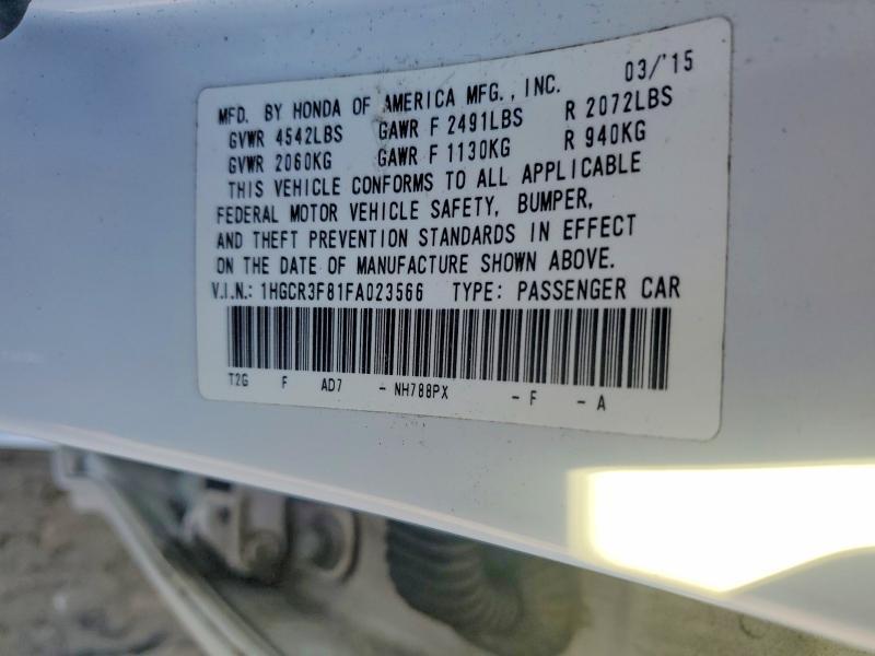 2015 Honda Accord exl