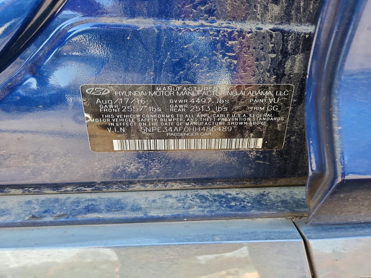 2017 Hyundai Sonata Sport