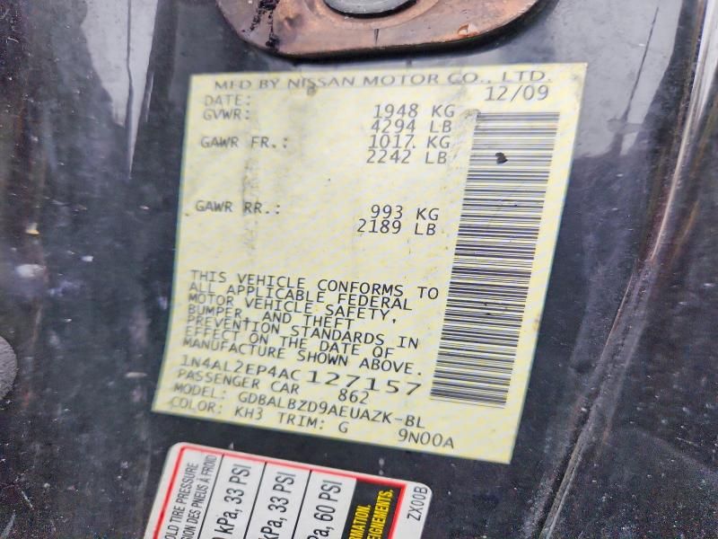 2010 Nissan Altima s